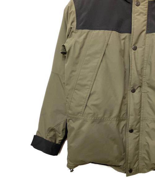 THE NORTH FACE（ザ ノース フェイス）THE NORTH FACE (ザ ノース フェイス) Mountain Down Jacket カーキ×ブラック サイズ:Lの古着・服飾アイテム