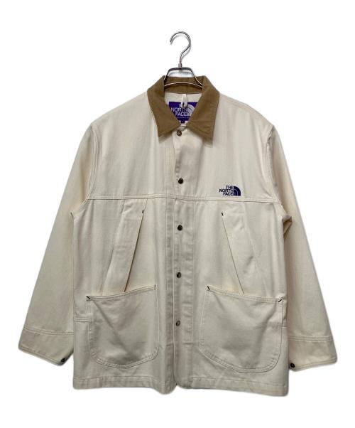 THE NORTHFACE PURPLELABEL（ザ・ノースフェイス パープルレーベル）THE NORTHFACE PURPLELABEL (ザ・ノースフェイス パープルレーベル) Denim Field Jacket アイボリー×ベージュ サイズ:Lの古着・服飾アイテム