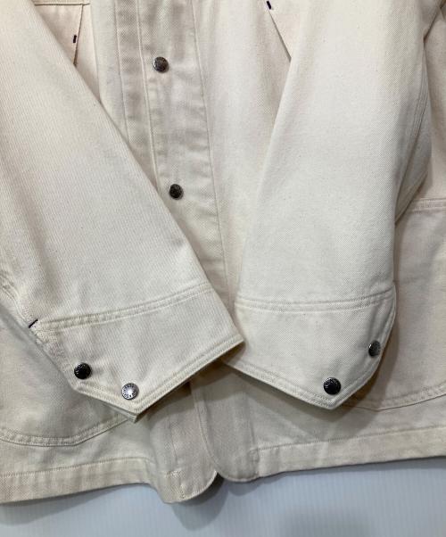THE NORTHFACE PURPLELABEL（ザ・ノースフェイス パープルレーベル）THE NORTHFACE PURPLELABEL (ザ・ノースフェイス パープルレーベル) Denim Field Jacket アイボリー×ベージュ サイズ:Lの古着・服飾アイテム