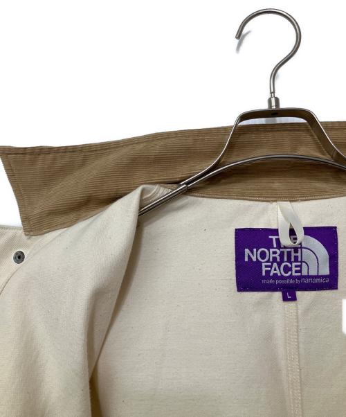 THE NORTHFACE PURPLELABEL（ザ・ノースフェイス パープルレーベル）THE NORTHFACE PURPLELABEL (ザ・ノースフェイス パープルレーベル) Denim Field Jacket アイボリー×ベージュ サイズ:Lの古着・服飾アイテム