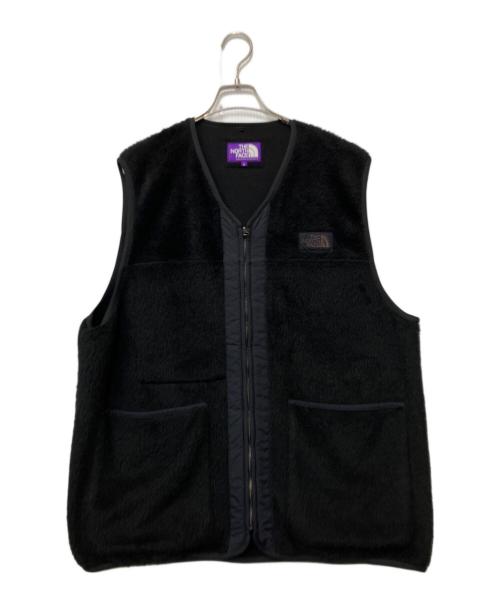 THE NORTHFACE PURPLELABEL（ザ・ノースフェイス パープルレーベル）THE NORTHFACE PURPLELABEL (ザ・ノースフェイス パープルレーベル) PLAS Wool Fleece Field Vest ブラック サイズ:Lの古着・服飾アイテム