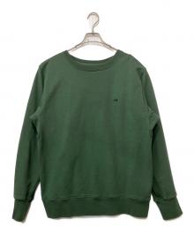 THE NORTHFACE PURPLELABEL（ザ・ノースフェイス パープルレーベル）の古着「10oz Mountain Crew Neck Sweat」｜グリーン