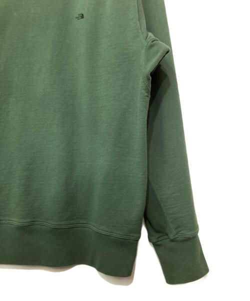 THE NORTHFACE PURPLELABEL（ザ・ノースフェイス パープルレーベル）THE NORTHFACE PURPLELABEL (ザ・ノースフェイス パープルレーベル) 10oz Mountain Crew Neck Sweat グリーン サイズ:Lの古着・服飾アイテム