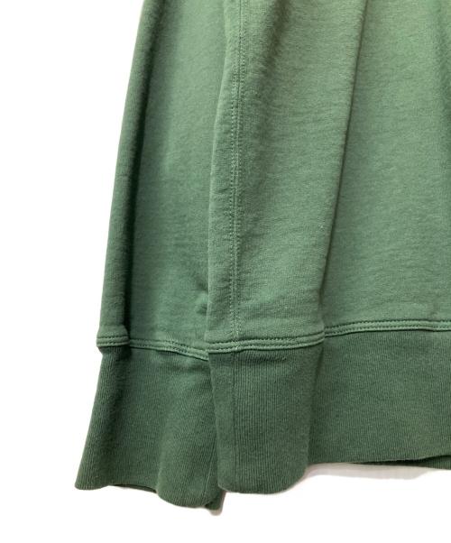 THE NORTHFACE PURPLELABEL（ザ・ノースフェイス パープルレーベル）THE NORTHFACE PURPLELABEL (ザ・ノースフェイス パープルレーベル) 10oz Mountain Crew Neck Sweat グリーン サイズ:Lの古着・服飾アイテム