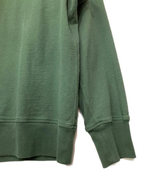 THE NORTHFACE PURPLELABEL（ザ・ノースフェイス パープルレーベル）THE NORTHFACE PURPLELABEL (ザ・ノースフェイス パープルレーベル) 10oz Mountain Crew Neck Sweat グリーン サイズ:Lの古着・服飾アイテム