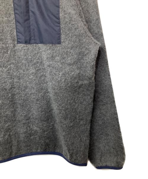 THE NORTHFACE PURPLELABEL（ザ・ノースフェイス パープルレーベル）THE NORTHFACE PURPLELABEL (ザ・ノースフェイス パープルレーベル) 厚手ニット グレー サイズ:XLの古着・服飾アイテム