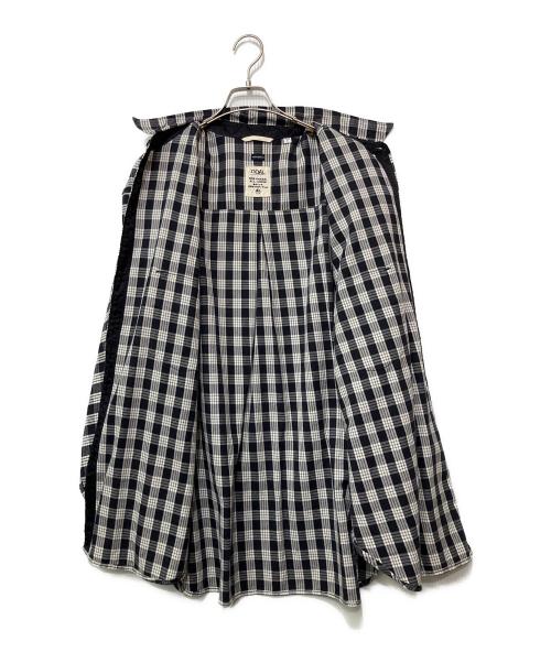 nanamica（ナナミカ）nanamica (ナナミカ) 長袖シャツ ネイビー×ホワイト サイズ:Lの古着・服飾アイテム