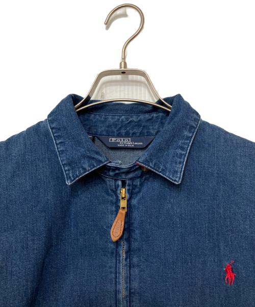 POLO RALPH LAUREN（ポロ・ラルフローレン）POLO RALPH LAUREN (ポロ・ラルフローレン) スイングトップ ブルー サイズ:Mの古着・服飾アイテム