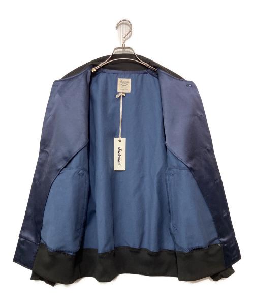 JACKMAN（ジャックマン）jackman (ジャックマン) サテンアワードジャケット ネイビー サイズ:M 未使用品の古着・服飾アイテム