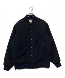 JACKMAN（ジャックマン）の古着「メルトンアワードジャケット」｜ブラック