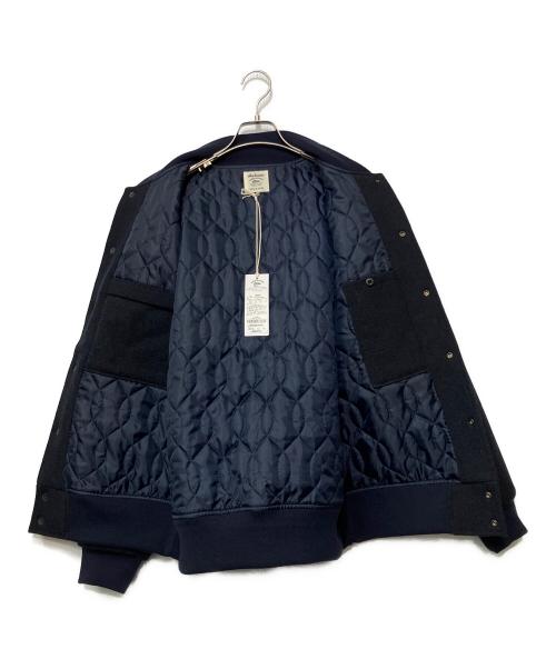 JACKMAN（ジャックマン）jackman (ジャックマン) メルトンアワードジャケット ブラック サイズ:M 未使用品の古着・服飾アイテム