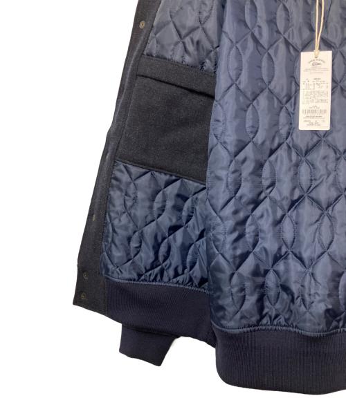 JACKMAN（ジャックマン）jackman (ジャックマン) メルトンアワードジャケット ブラック サイズ:M 未使用品の古着・服飾アイテム