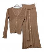 Snidelスナイデル）の古着「セットアップ」｜ブラウン