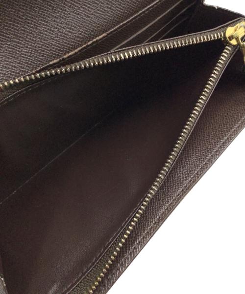 LOUIS VUITTON（ルイ ヴィトン）LOUIS VUITTON (ルイ ヴィトン) ダミエ　ポシェット・ポルトモネ クレディ　長財布 ブラウンの古着・服飾アイテム