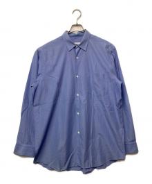 COMOLI（コモリ）の古着「長袖シャツ」｜ブルー