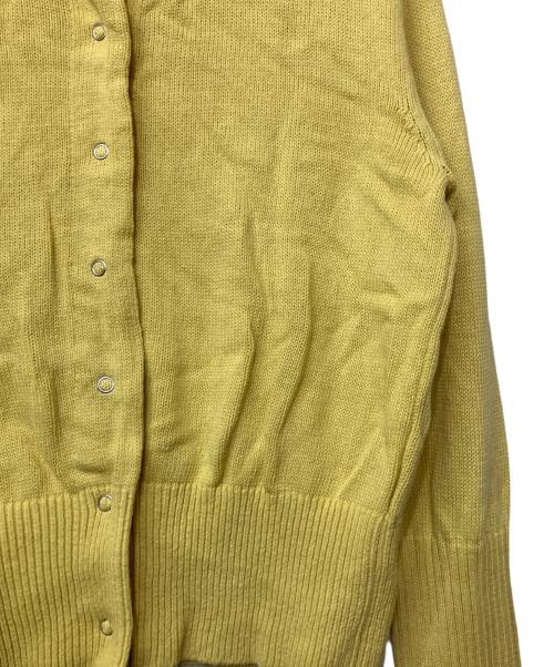 THE SHINZONE（ザ シンゾーン）THE SHINZONE (ザ シンゾーン) 厚手カーディガン イエロー サイズ:F0の古着・服飾アイテム
