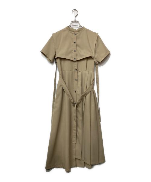 UNITED TOKYO（ユナイテッドトーキョー）UNITED TOKYO (ユナイテッドトーキョー) 半袖ワンピース ベージュ サイズ:FREEの古着・服飾アイテム