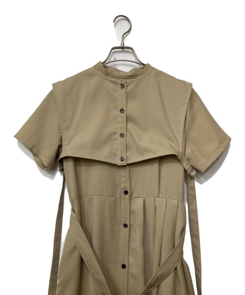UNITED TOKYO（ユナイテッドトーキョー）UNITED TOKYO (ユナイテッドトーキョー) 半袖ワンピース ベージュ サイズ:FREEの古着・服飾アイテム