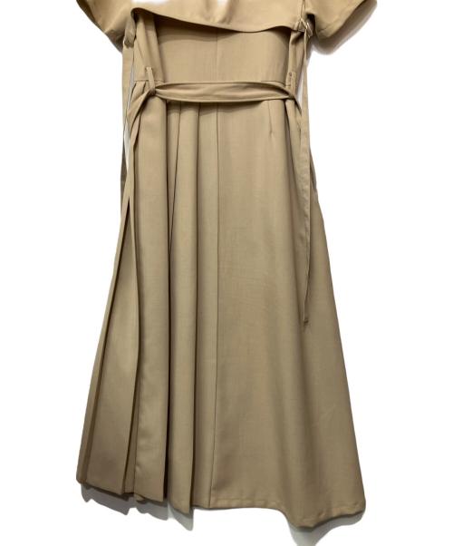 UNITED TOKYO（ユナイテッドトーキョー）UNITED TOKYO (ユナイテッドトーキョー) 半袖ワンピース ベージュ サイズ:FREEの古着・服飾アイテム