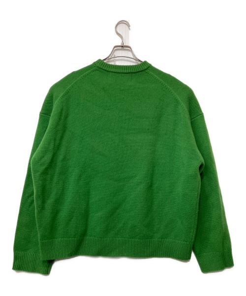 N!ce shop（ナイスショップ）N!CE Shop (ナイスショップ) 厚手ニット グリーン サイズ:Mの古着・服飾アイテム