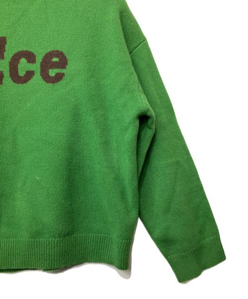 N!ce shop（ナイスショップ）N!CE Shop (ナイスショップ) 厚手ニット グリーン サイズ:Mの古着・服飾アイテム