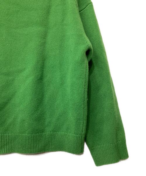 N!ce shop（ナイスショップ）N!CE Shop (ナイスショップ) 厚手ニット グリーン サイズ:Mの古着・服飾アイテム
