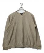 LAND'S ENDランズエンド）の古着「クルーネックスウェット」｜ベージュ