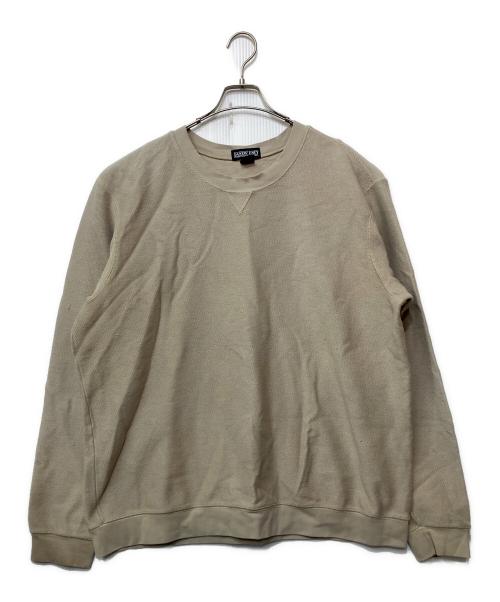 LAND'S END（ランズエンド）LAND'S END (ランズエンド) クルーネックスウェット ベージュ サイズ:XLの古着・服飾アイテム