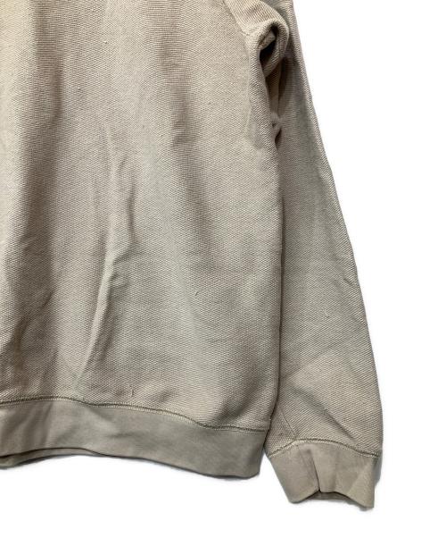 LAND'S END（ランズエンド）LAND'S END (ランズエンド) クルーネックスウェット ベージュ サイズ:XLの古着・服飾アイテム
