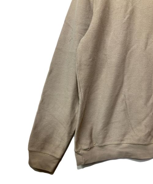 LAND'S END（ランズエンド）LAND'S END (ランズエンド) クルーネックスウェット ベージュ サイズ:XLの古着・服飾アイテム