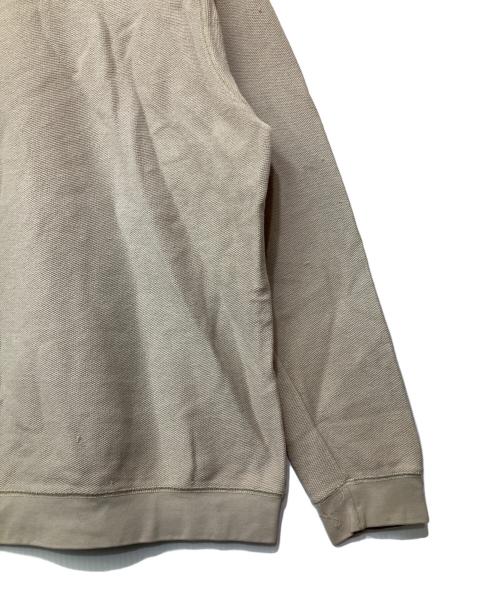 LAND'S END（ランズエンド）LAND'S END (ランズエンド) クルーネックスウェット ベージュ サイズ:XLの古着・服飾アイテム