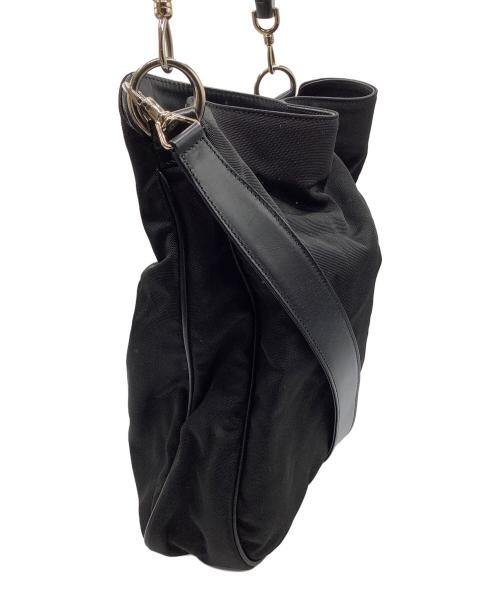 GUCCI（グッチ）GUCCI (グッチ) バンブー　2WAYバッグ ブラックの古着・服飾アイテム