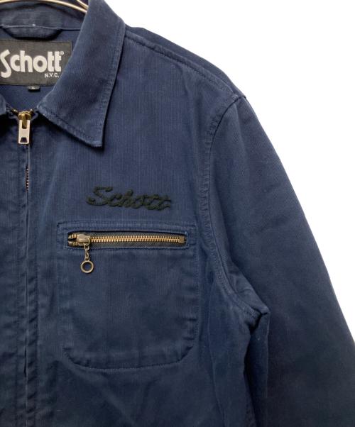 Schott（ショット）Schott (ショット) ワークジャケット ネイビー サイズ:Lの古着・服飾アイテム