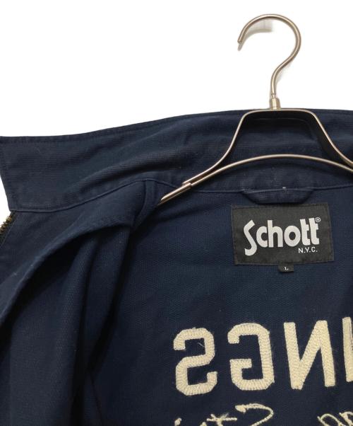 Schott（ショット）Schott (ショット) ワークジャケット ネイビー サイズ:Lの古着・服飾アイテム