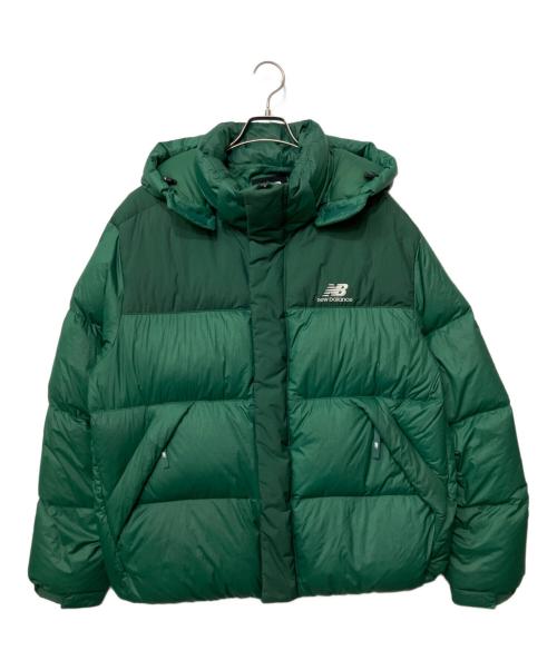 NEW BALANCE（ニューバランス）NEW BALANCE (ニューバランス) ダウンジャケット グリーン サイズ:XLの古着・服飾アイテム