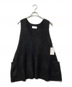 CYAN TOKYOシアン トーキョー）の古着「ループヤーンフレアベスト」｜ブラック