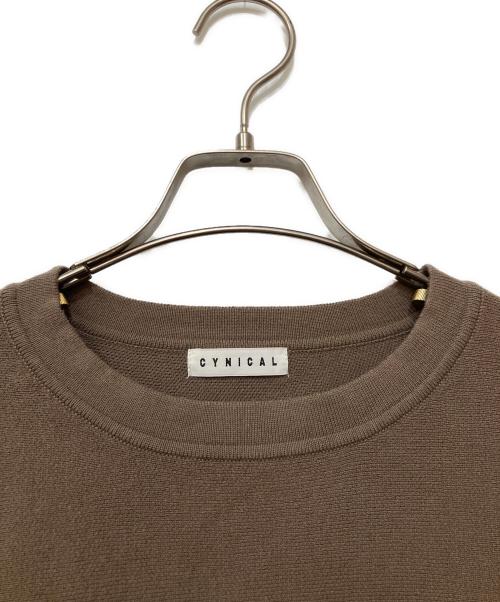 Cynical（シニカル）Cynical (シニカル) ポンチョ ドルマンニット ブラウン サイズ:02の古着・服飾アイテム