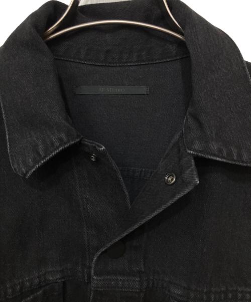 AP STUDIO（エーピーストゥディオ）AP STUDIO (エーピーストゥディオ) デニムジャケット ブラック サイズ:不明の古着・服飾アイテム