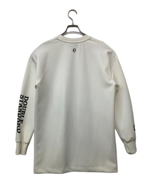 DOUBLE STANDARD CLOTHING（ダブルスタンダードクロージング）DOUBLE STANDARD CLOTHING (ダブルスタンダードクロージング) アクアスーティングジャージ プルオーバー ホワイト×ブラック サイズ:FREEの古着・服飾アイテム