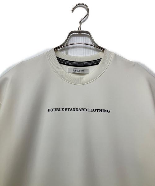 DOUBLE STANDARD CLOTHING（ダブルスタンダードクロージング）DOUBLE STANDARD CLOTHING (ダブルスタンダードクロージング) アクアスーティングジャージ プルオーバー ホワイト×ブラック サイズ:FREEの古着・服飾アイテム