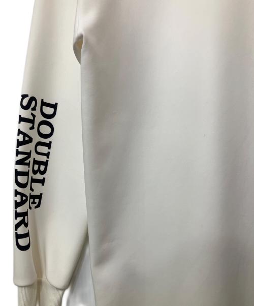 DOUBLE STANDARD CLOTHING（ダブルスタンダードクロージング）DOUBLE STANDARD CLOTHING (ダブルスタンダードクロージング) アクアスーティングジャージ プルオーバー ホワイト×ブラック サイズ:FREEの古着・服飾アイテム