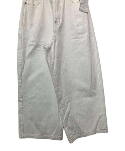Cynical（シニカル）Cynical (シニカル) デニムカーブパンツ ホワイト サイズ:Mの古着・服飾アイテム