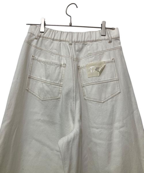 Cynical（シニカル）Cynical (シニカル) デニムカーブパンツ ホワイト サイズ:Mの古着・服飾アイテム