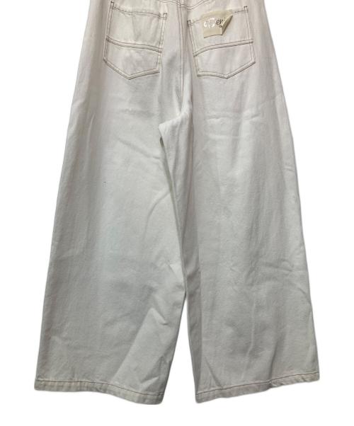 Cynical（シニカル）Cynical (シニカル) デニムカーブパンツ ホワイト サイズ:Mの古着・服飾アイテム