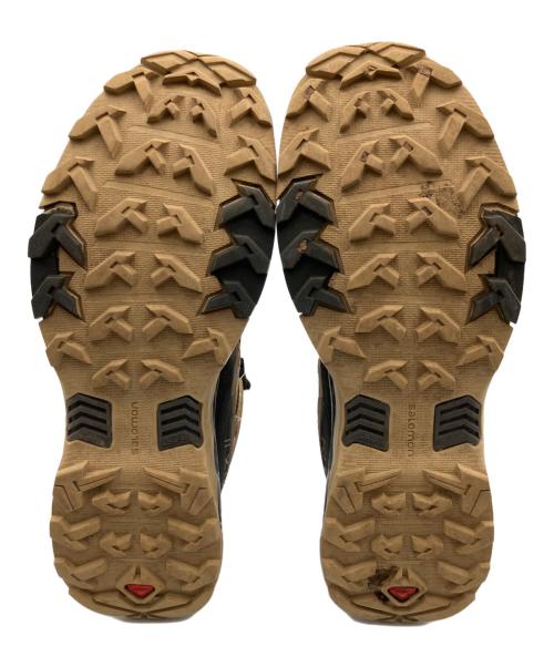 SALOMON（サロモン）SALOMON (サロモン) トレッキングシューズ ベージュ×ブラック サイズ:25.5の古着・服飾アイテム