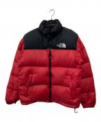 THE NORTH FACEザ ノース フェイス）の古着「ダウンジャケット」｜レッド×ブラック