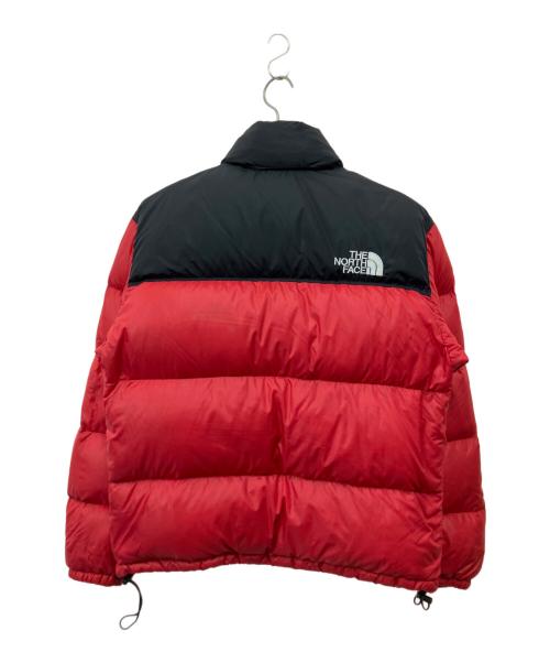 THE NORTH FACE（ザ ノース フェイス）THE NORTH FACE (ザ ノース フェイス) ダウンジャケット レッド×ブラック サイズ:Mの古着・服飾アイテム