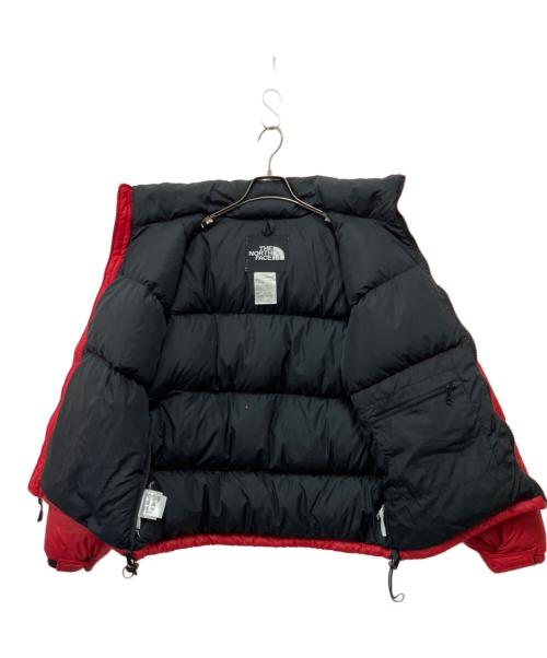 THE NORTH FACE（ザ ノース フェイス）THE NORTH FACE (ザ ノース フェイス) ダウンジャケット レッド×ブラック サイズ:Mの古着・服飾アイテム