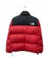 THE NORTH FACE (ザ ノース フェイス) ダウンジャケット レッド×ブラック サイズ:M：10000円