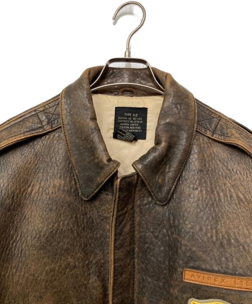 AVIREX（アヴィレックス）AVIREX (アヴィレックス) フライトジャケット ブラウン サイズ:Mの古着・服飾アイテム